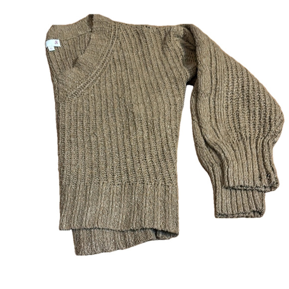 SO long sleeve sweater- tan/brown- size XS - Picture 4 of 4